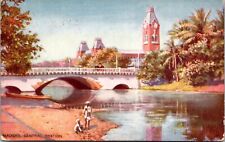 Postcard India Chennai Tuck 7066 - Madras, Central Station picture