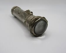 Antique Marble Eye Hand Torch 5” Flashlight - marked “UNEEDIT” (Non-Working) picture