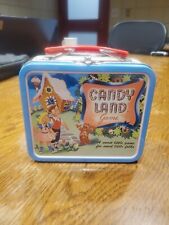 Vintage Candy Land Game Sweet Mini Tin Metal Lunch Box Hasbro 1998 picture