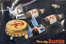 Vintage Rainier Beer Starship Rainier Poster 1970s Star Trek Parody (Davis) picture