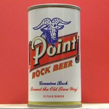 Point Bock Beer S/S Can Blue Goat Head Stevens Point Brg Wisconsin 880 H/G B/O picture