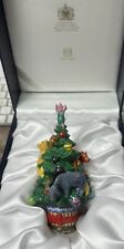2004  Halcyon Days Christmas Tree Winnie The Pooh Trinket Box 5