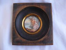 ANTIQUE FRENCH MINIATURE PAINTING,LATE19th CENTURY. picture