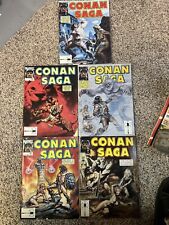 Conan Saga and Savage Sword of Conan Lot of 5 Issues See Pics picture