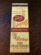 Vintage Matchbook: Stuckey's Roadside Shops, Pecan Candies, Eastman, GA picture