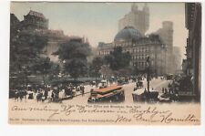 New York City NYC Photo Postcard City Hall Park Post Office Broadway Geo P Hall  picture