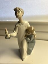 Lladro #4874 Boy with candle Glaze Finish Retired - mint condition picture
