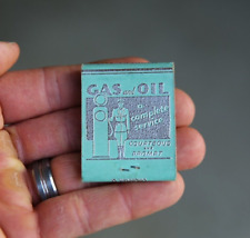 Vintage SOHIO Gas Station Advertising Matchbook Reading Ohio Gas Pump Card picture