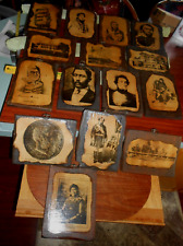Vitg Hawaiian Collection (15) Historical Wood Plaques of Hawaii 1970s picture