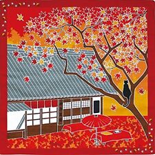 ヤマコー Yamako 88595 Tama's Walk Small Furoshiki, Autumn Leaves, 19.7 x picture