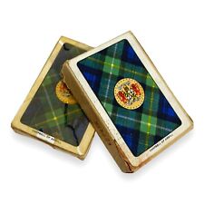 Vintage Deck Campbell Of Argyll Clan Tartan Playing Cards Made In Scotland NOS picture
