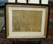 1870 Prussian Albumen Photo of German Soldiers in  Eastlake Frame picture