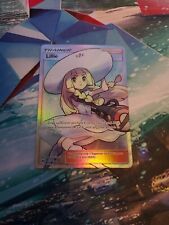 Full Art Lillie Pokémon Sun And Moon Damaged (See Description For Details) picture