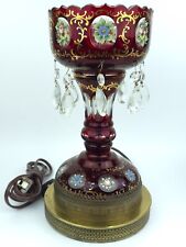 Antique Ruby Red Cranberry Bohemian 12