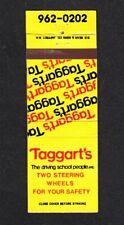 Taggart's Driving School Matchbook Cover, NY/ NJ/ PA, D.D. Bean NH picture
