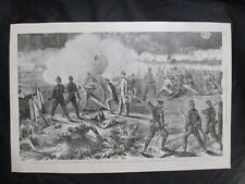 1884 Civil War Print - Hancock's Corps Repelling Lee's Before Daylight Attack picture