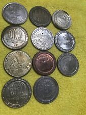 Lot of 11 Mixed Casino $1 Gaming Coins picture