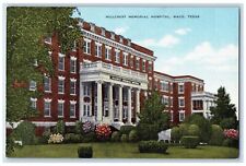 c1950's Hillcrest Memorial Hospital Waco Texas TX Vintage Unposted Postcard picture