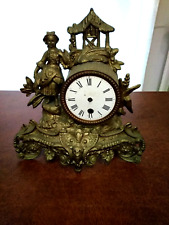 Antique French mantel clock. Original 18th-19th century 2 picture