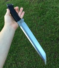 WILD CUSTOM HANDMADE 16 INCHES LONG IN HIGH POLISHED STEEL HUNTING PERFECT KNIFE picture