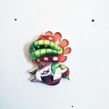 Super Mario Bros - Petey Piranha and King Boo - Pin Badge - Ghost picture