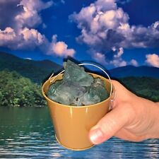 Bucket Full of Green Fluorite Rough + FREE faceted gemstone - Pick Bucket Color picture
