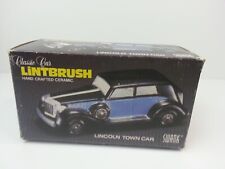 Classic Car LINT BRUSH Hand Crafted Ceramic 1930s Lincoln Town Car picture