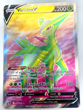 Pokemon Card TCG Virizion V 164/189 Astral Gloss Fullart Holo Rare NM English picture