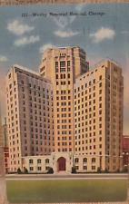 Wesley Memorial Hospital Chicago Illinois Posted 1943 Postcard picture