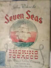 Vintage Seven Seas 1926 Tobacco Package With Stamp, RARE picture