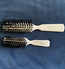 Goody Nylon Bristle Smoothing Lightweight Plastic 2 Hair Brushes Taupe 80s 90s picture