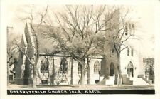 IOLA KANSAS 1940s Presbyterian Church RPPC real photo postcard 5076 picture