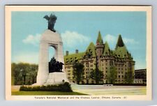 Ottawa Ontario-Canada, Chateau Laurier Canada National Memorial Vintage Postcard picture