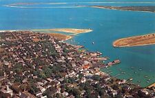 Aerial View Of Edgartown MA Massachusetts Martha's Vineyard Postcard 4401 picture