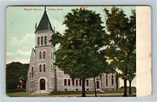 Ottawa KS-Kansas, Baptist Church c1909 Vintage Souvenir Postcard picture