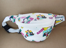 RARE Vintage Disney Mickey Minnie Mouse Canvas Fanny Pack Bag Hawaii Europe USA picture
