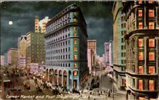 Postcard Market & Post Streets San Francisco CA California c.1907-1915     K-101 picture