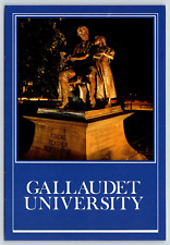 Washington DC Gallaudet University Vintage Postcard Continental picture