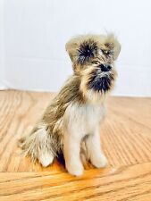 Vintage Schnauzer Fur Sitting Dog Figure 4in Unbranded Read picture