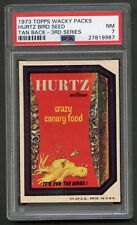 1973 Topps Wacky Packages Hurtz Bird Seed PSA 7 3rd Series Nice picture