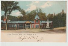 Saratoga New York Congress Spring Park buildings View by Rotograph NY UN-POSTED picture
