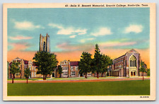 Original Old Vintage Postcard Scarritt College Bennett Memorial Nashville, Tenn picture