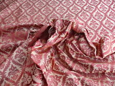 BY YD KRAVET RED & GOLD SMALL MEDALLION SILK DAMASK MSRP$159/Y picture