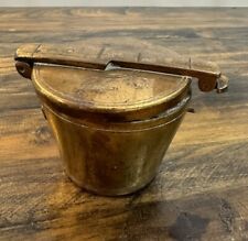 Antique Brass Nesting Weight Main Cup Holder ONLY 2 lbs Spanish OLD AS-IS picture