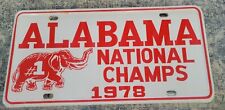 Vintage Alabama Champs Plate 1978 picture