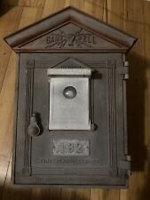 Vintage Game well Fire Alarm Call Box Cast Iron, No Key. Attached Pole Mount Inc picture