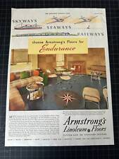 Vintage 1934 Armstrong’s Linoleum Floors Print Ad picture