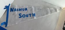 NASHUA NEW HAMPSHIRE VTG NEW ENGLAND NASHUA SOUTH H.S. 29.25” PENNANT picture