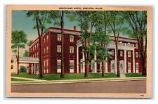 Postcard Northland Hotel, Houlton ME Maine linen 1947 H22 picture