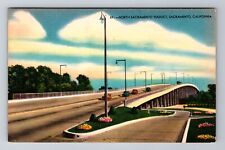Sacramento CA-California, North Sacramento Viaduct, Antique, Vintage Postcard picture